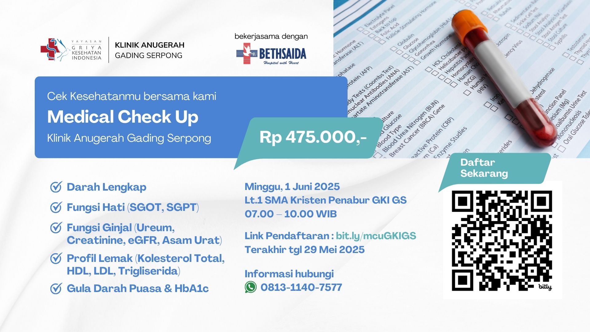 Landscape MCU Klinik Anugerah 1 Juni 2025