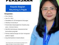 Info Lowongan Kerja | Kepala Bagian Akunting & Pajak BPK Penabur Jakarta