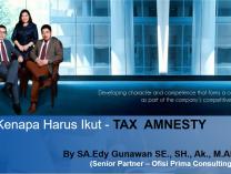 Kenapa Harus Ikut - TAX AMNESTY