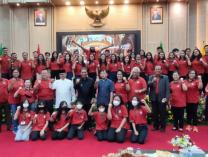 Pelepasan Kontingen Pesparawi Propinsi Banten oleh Pj. Gubernur Banten
