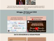 Undangan Kebaktian Emeritasi Pdt. Samuel Lie | GKI Layur 5 Februari 2023