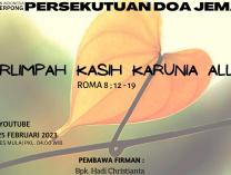 Persekutuan Doa Jemaat GKI Gading Serpong | 25 Februari 2023