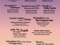 Rangkaian Ibadah Masa Raya Paskah GKI Gading Serpong 2023
