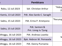 Kegiatan Sepekan (9 Juli - 16 Juli 2023)