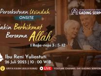 Persekutuan Usia Indah | 26 Juli 2023