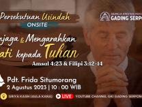 Persekutuan Usia Indah | 2 Agustus 2023