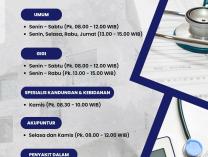 Jadwal Klinik Anugerah per Agustus 2023