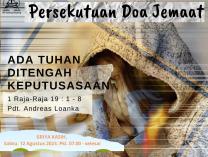 Persekutuan Doa Jemaat | 12 Agustus 2023