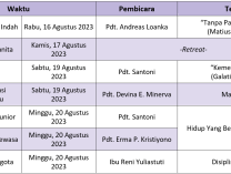 Kegiatan Sepekan (13 Agustus - 20 Agustus 2023)