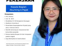 Info Lowongan Kerja | Kepala Bagian Akunting & Pajak BPK Penabur Jakarta