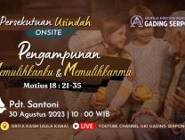 Persekutuan Usia Indah | 30 Agustus 2023