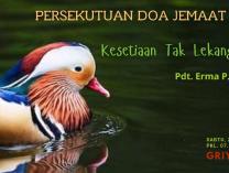 Persekutuan Doa Jemaat | 2 September 2023