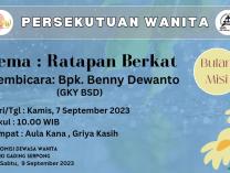 Persekutuan Wanita | 7 September 2023
