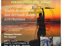 Persekutuan Doa Jemaat | 9 September 2023