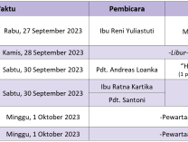 Kegiatan Sepekan (24 September - 1 Oktober 2023)
