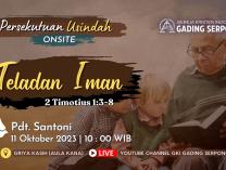 Persekutuan Usia Indah | 11 Oktober 2023