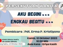 Persekutuan Wanita | 12 Oktober 2023