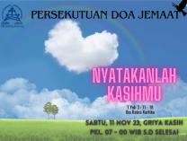 Persekutuan Doa Jemaat | 11 November 2023