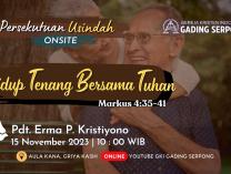 Persekutuan Usia Indah | 15 November 2023