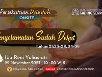 Persekutuan Usia Indah | 29 November 2023