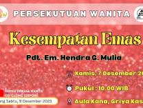 Persekutuan Wanita | 7 Desember 2023
