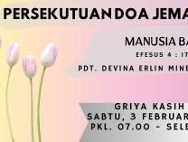 Persekutuan Doa Jemaat | 3 Februari 2024