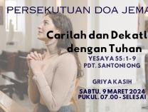 Persekutuan Doa Jemaat | 9 Maret 2024