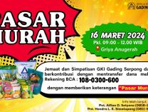Pasar Murah GKI Gading Serpong | 16 Maret 2024