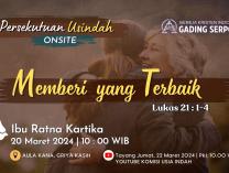 Persekutuan Usia Indah | 20 Maret 2024